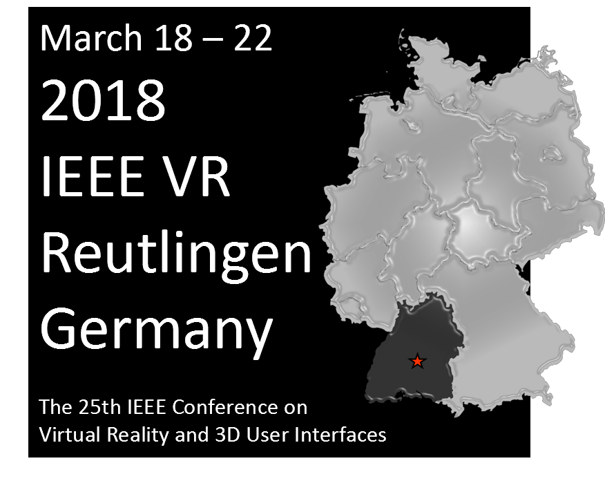 25th IEEE Conference on Virtual Reality and 3D User Interfaces