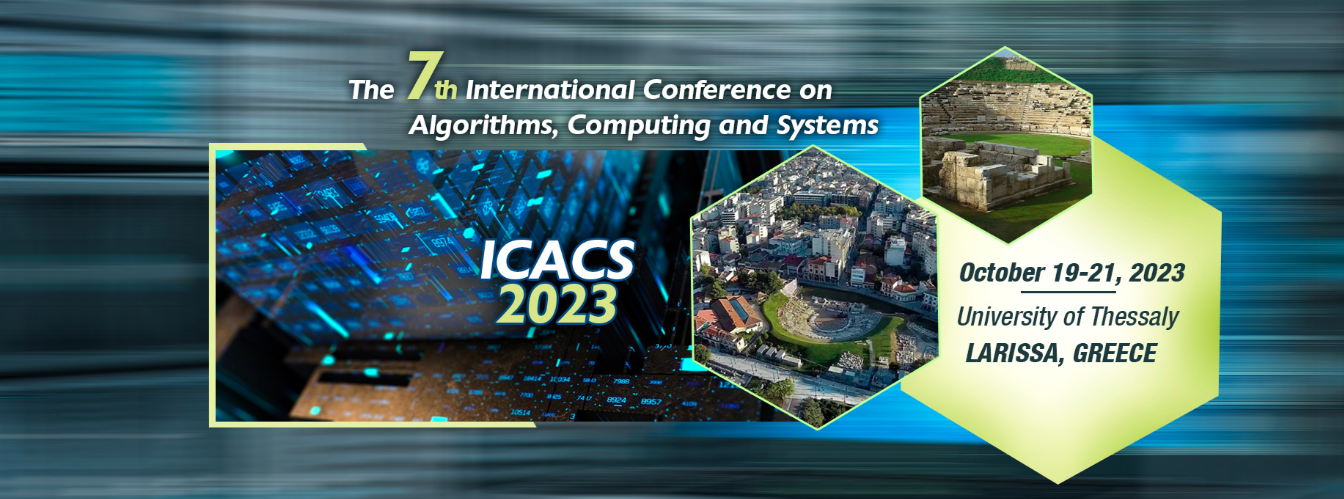 The 7th International Conference on Algorithms, Computing and Systems ICACS 2023