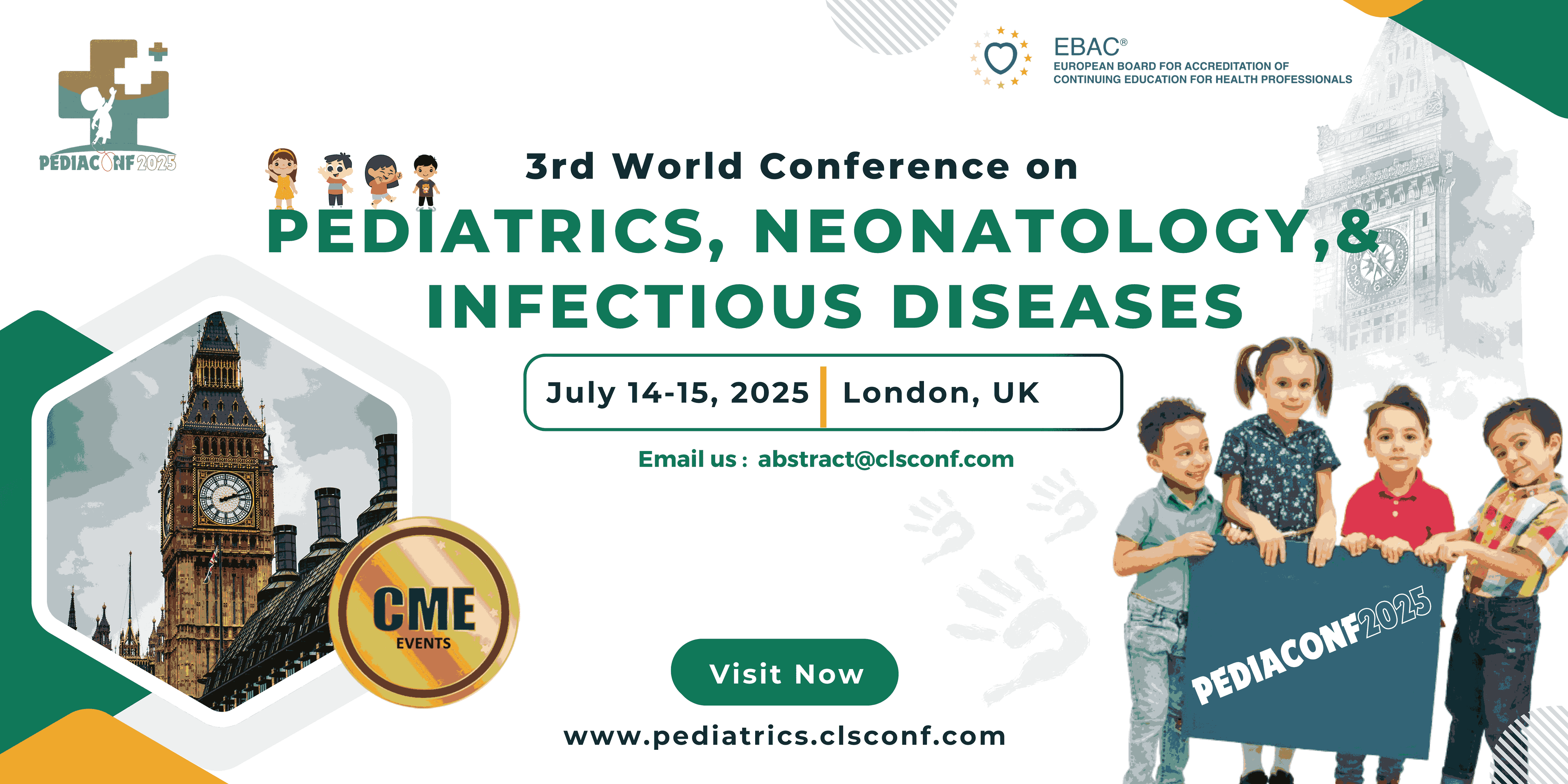 3rd World Conference on Pediatrics, Neonatology, and Infectious Diseases