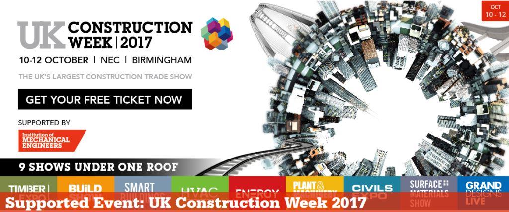 Supported Event: UK Construction Week 2017