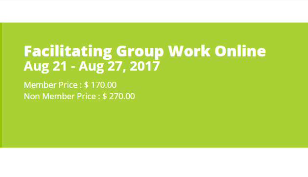 Facilitating Group Work Online