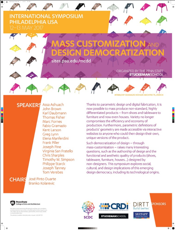 Mass Customization and Design Democratization