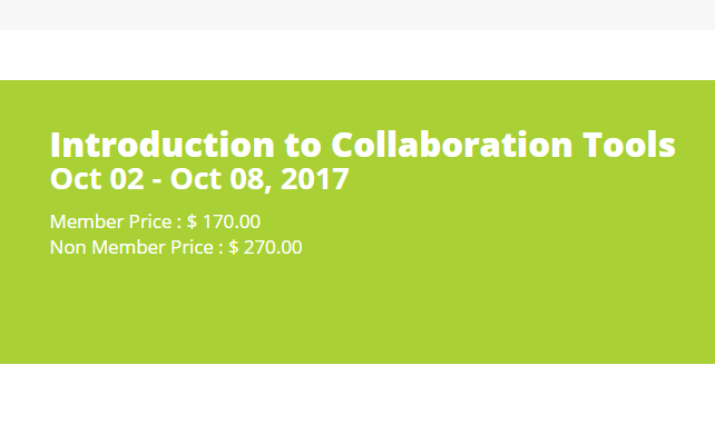 Introduction to Collaboration Tools